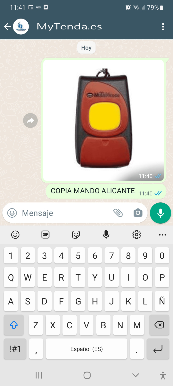 Cuánto cuesta una copia o duplicado del mando del garaje