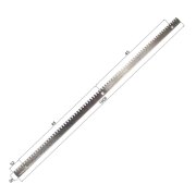 cremallera de acero 30x12mm puertas correderas cremallera de acero 30x12mm puertas correderas