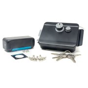 Electrocerradura VDS 12V con pulsador para puerta batiente