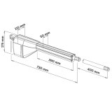 Kit automatización puertas batientes 