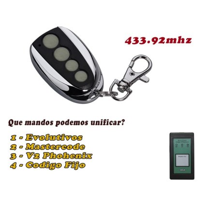 Mandos garaje para máquina duplicadora PC-Copy