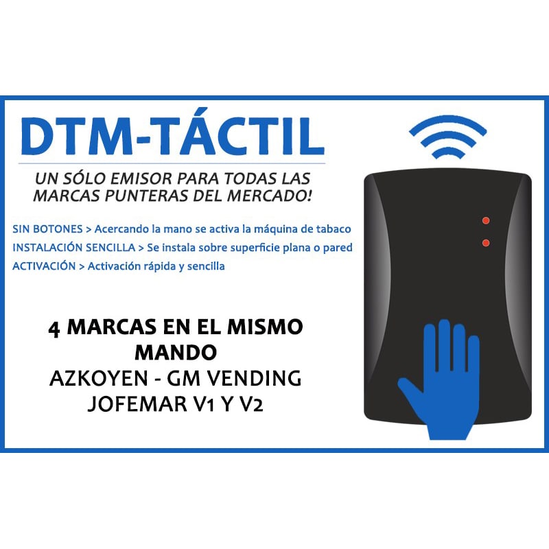 MAQUINAS DE TABACO GM VENDING MANDO EVOLUTIVO COMPATIBLE