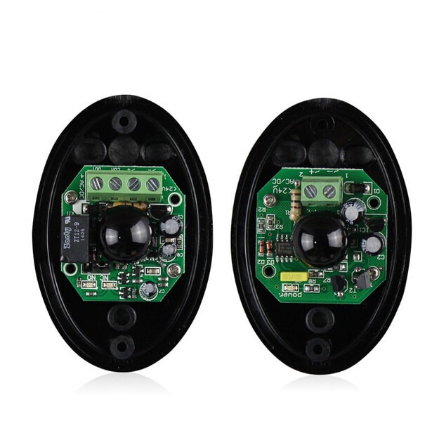OcioDual Fotocelula Sensor Infrarrojos IR para Puertas de Garaje  Automaticas YET 609 Juego Fotocelulas Universales Puerta Pair