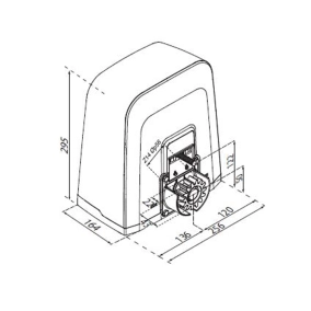 Motor puerta corredera - PUJOL SYROS 800