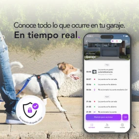 Abre el garaje desde el móvil con HOMYHUB Starter Kit