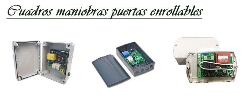 Cuadro maniobras puerta enrrollable